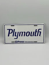 Mopar Performance Parts PLYMOUTH License Plate