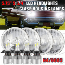 For Chevy Impala El Camino 5.75 5-34 Headlights Sealed Beam Hilo Beam 4pcs For Chevy Impala El Camino 5.75 5-34 Headlights Sealed Beam Hilo Beam 4pcs