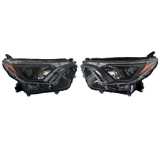 For Toyota RAV4 2016 2017 2018 Headlight Projector Left+Right Side Halogen Balck