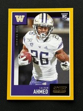 2020 Panini Score Gold #393 Salvon Ahmed RC Miami Dolphins Washington Huskies