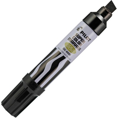 Pilot Jumbo Permanent Marker Refillable Chisel Point Black 43100