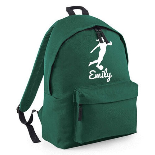 Personalisierter weiblicher Fußballer Rucksack für Kinder, stilvoller Rucksack Ausrüstung Aufbewahrung - Bild 12 von 85