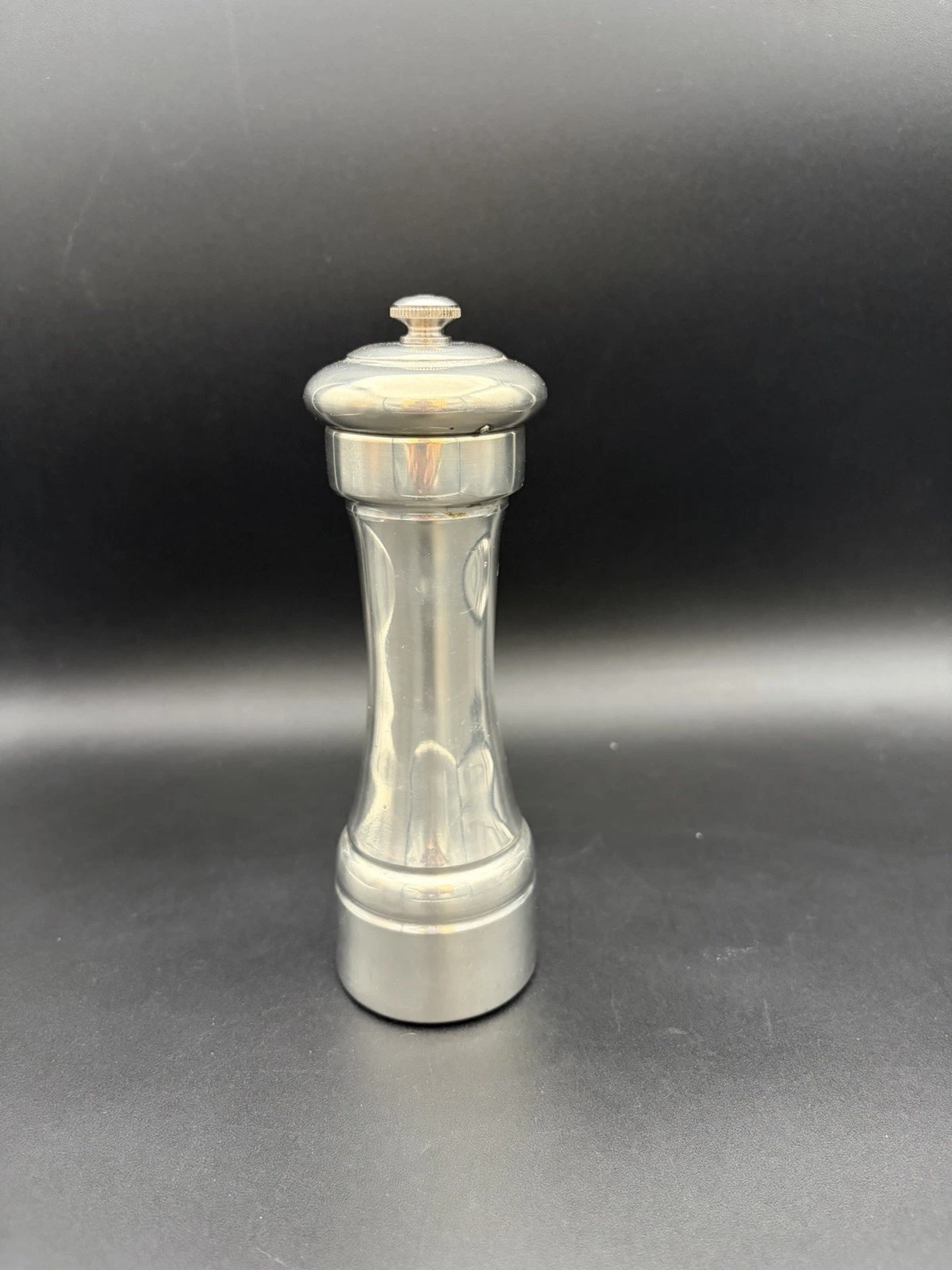 Vintage Peugeot Pepper Mill - Pewter - France - 7” RARE