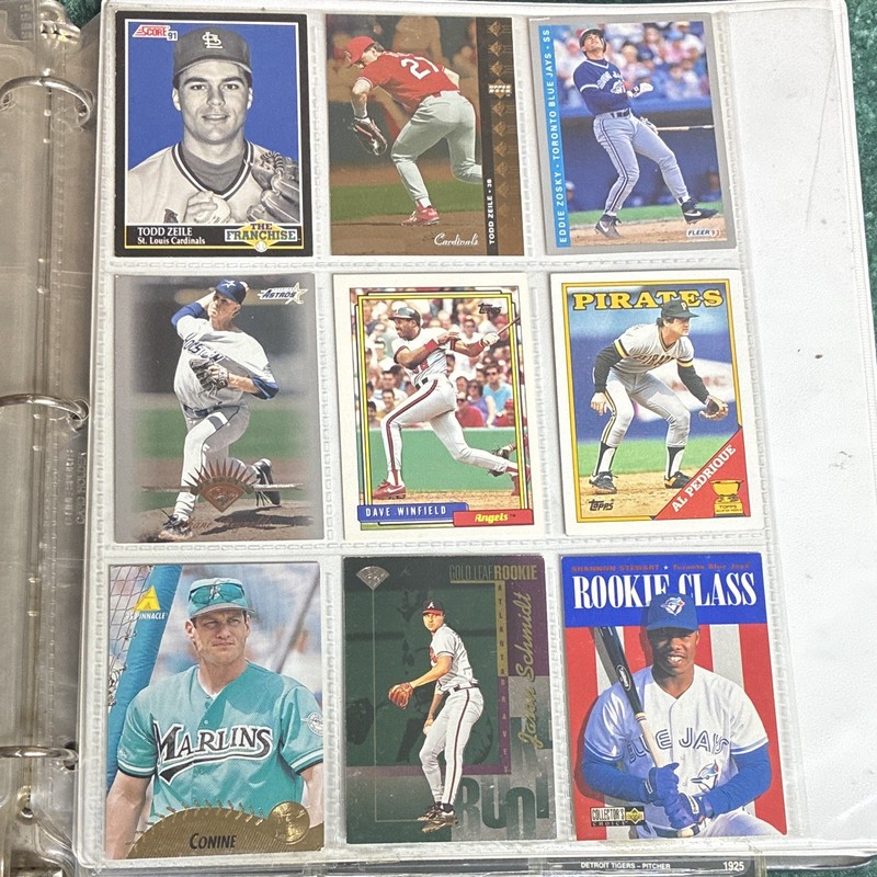 Topps MLB Baseball Card Lot (9) 1994 Score Fleer Pinnacle Winfield RC
