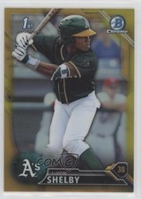 2016 Bowman Draft Chrome Picks Gold Refractor 45/50 JaVon Shelby #BDC-21 c5r