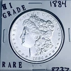 1884 MORGAN SILVER DOLLAR HI GRADE GENUINE U.S. MINT RARE COIN 8737