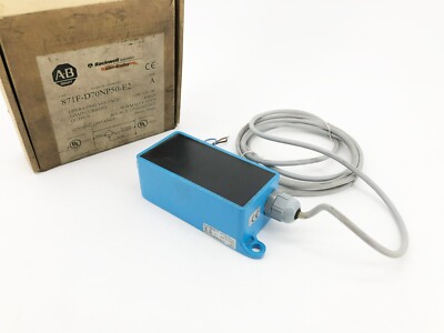 New Allen Bradley 871F-D70NP50-E2 Ser. A Inductive Sensor 10-30VDC 30-70mm Range