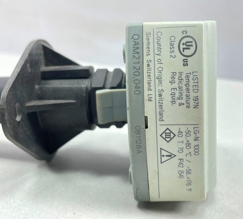 Siemens QAM2120.040 Dust Temperature Snesor 400mm KG-Ni1000 Flexible Probe - Picture 6 of 14