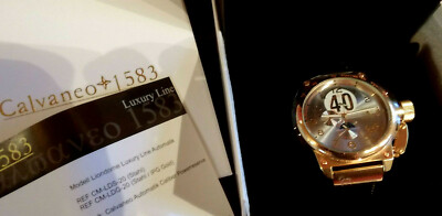 Herren Uhr Calvaneo 1583 ''Liondome 70´thies GT Race GOLD-EDITION'' NEU Automatik