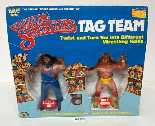 1985 LJN WWF Wrestling Superstar Tag Team Hillbill...