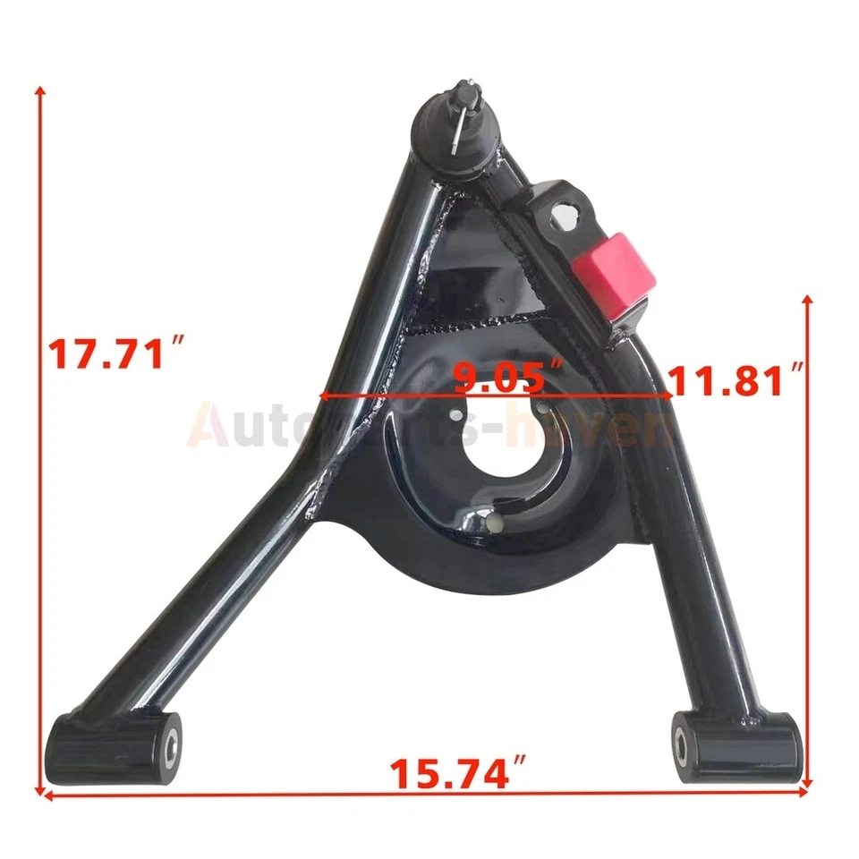 Front Tubular Control Arms For 1970-1981 Chevrolet Camaro Pontiac Firebird New - Image 3 of 4