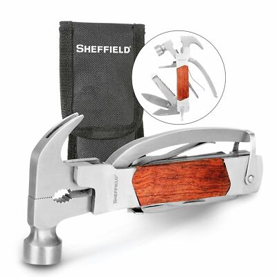 Sheffield 12913 The Hammer 14-in-1 Multi-Tool T-483  