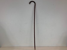 Vintage Possibly Antique Dark Tone Wooden Cane / Walking Stick