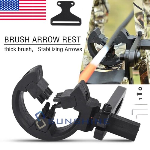 Archery Rest Brush for Recurve Compound Bow Hunting Capture Rest Brush Whisker A