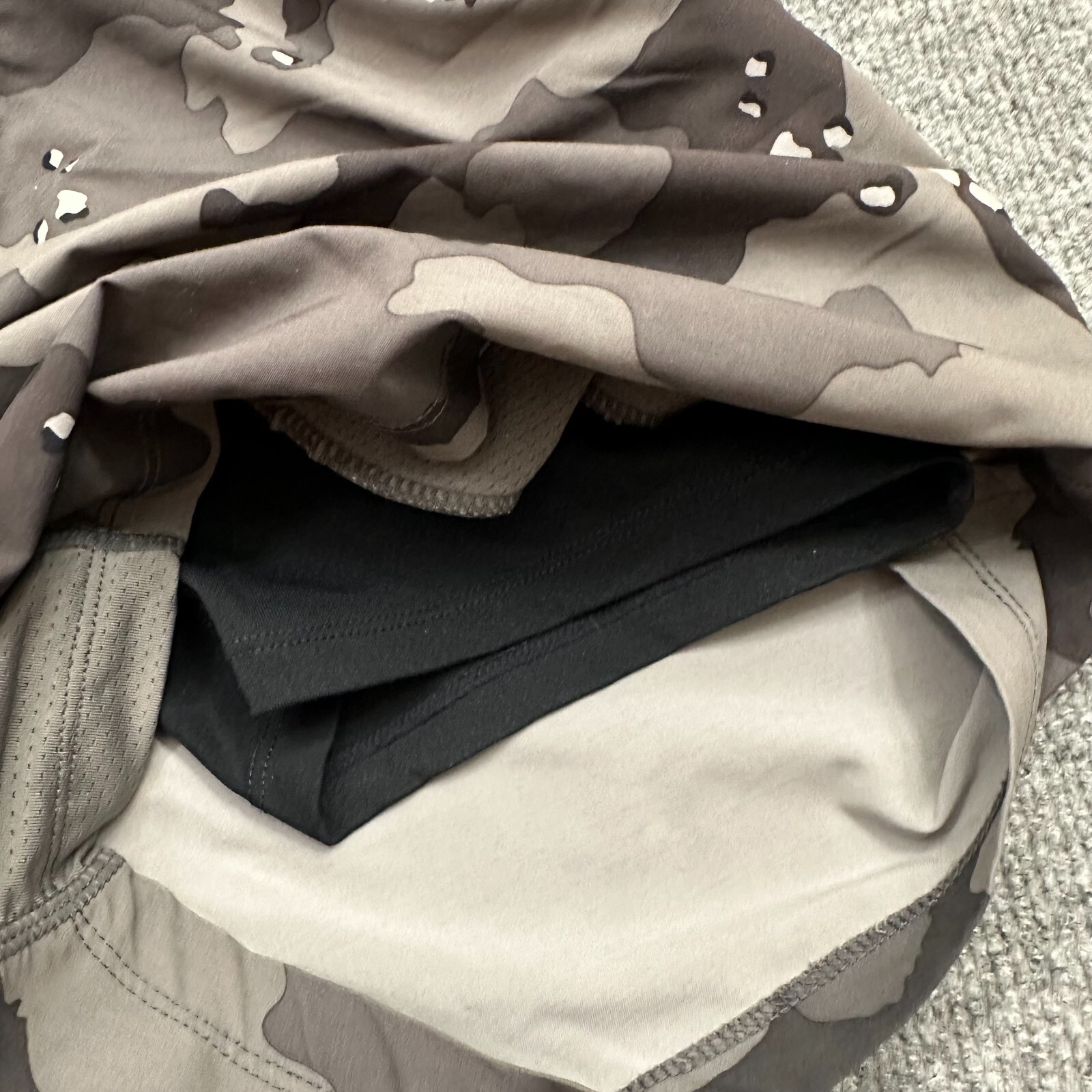 Fabletics Athletic Lined Shorts Men Medium Gray C… - image 3