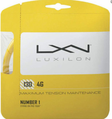 LUXILON - WRZ997112 - 4G 16 (130) - ProTennis Racquet String - Yellow