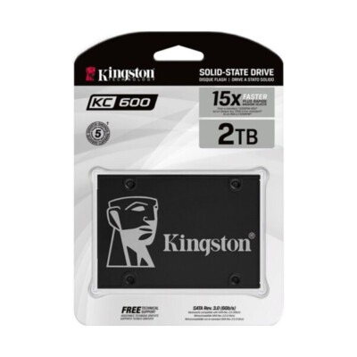 Kingston SSD KC600 2TB 2.5 inch SATA III TLC Internal Hard Disk for Notebook PC