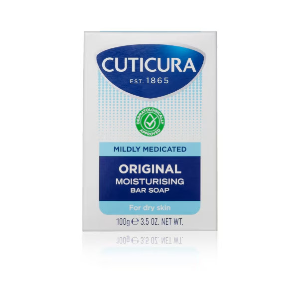 6 x Cuticura Mildly Medicated Soap 100 g.