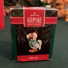 Hallmark Rooster Chicken Dad Father To Be Ornament 1992