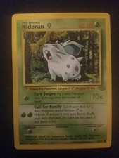 Pokemon Card Jungle Nidoran 57/64