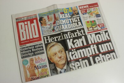 Bildzeitung 30/04/2014 April 30/4/2014 Special Occasion Gift