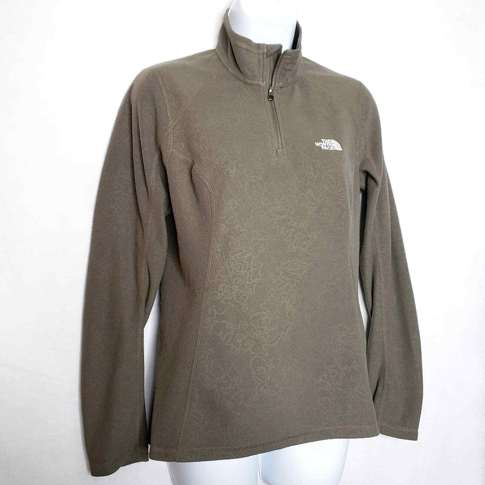 The North Face Brown Basic Layer Light Fleece Swe… - image 2
