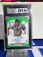 2022 Topps Inception Auto Green /125 Jose Siri RC SGC 9.5/10