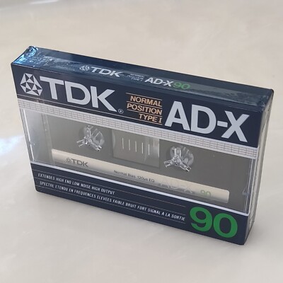 TDK AD-X 90 Blank Cassette 1985 New Rare