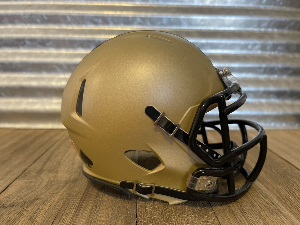 2015 navy football helmets Toledo Rockets Riddell Speed Mini Helmet