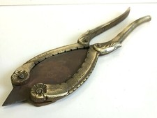 Vintage Old Handmade Rare Double Side Blade Betel Nut Cutter /Sarota Collectible