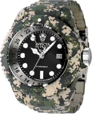Invicta 40462 Reserve Men's 52mm PRO DIVER HYDROMAX Black Dial AQUA PLATED Watch