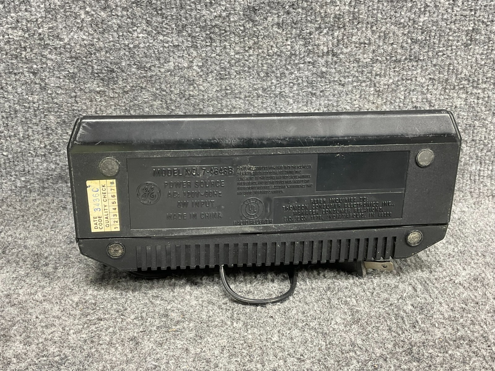 1990s GE General Electric Digital Clock Radio Two Wake Times Dual Alarm