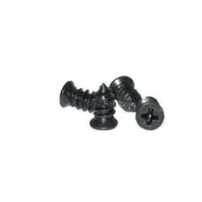 10mm Black Metal Fan Screw 16pcs 