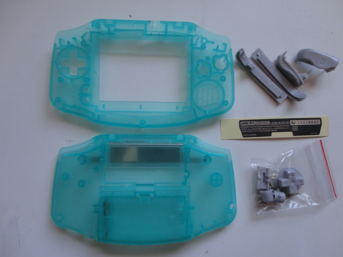 Nintendo Game boy Advance Shell clear green Housing Replacement