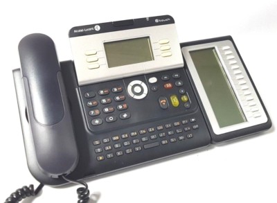 Alcatel Lucent 4028 IP EE Touch Octophon 140 Systemtelefon+Smart Key ModuleTop!
