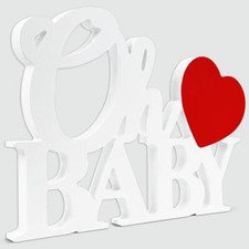 Baby Shower Decorations Oh Baby Sign Wooden Table Centerpieces Photo Booth Pr...
