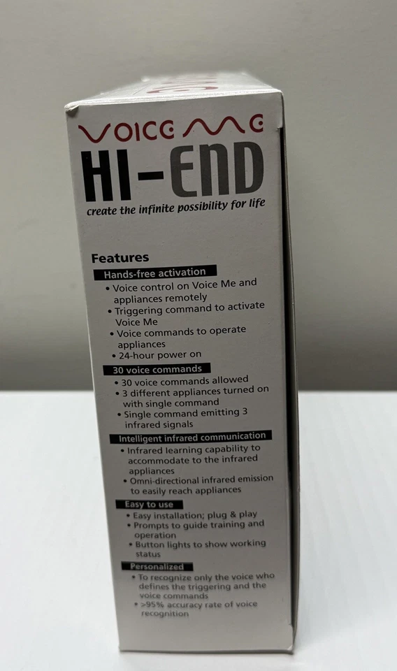 Hotech Voice ME Voice Activated Remote Control VM1030 VINTAGE - Image 3 of 4