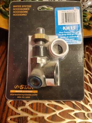 #ad Star Water Systems 024774 Deep Well Jet Pump FLOW CONTROL Assembly KIT KH15 $24.99