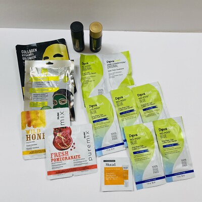 Skincare & Haircare Lot of Samples 14 - Deva Curl, Murad, Rusk, Global Beauty