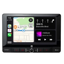 Dual 9" Single DIN No CD Bluetooth MP3 FLAC AUX USB AM/FM Digital Media Receiver