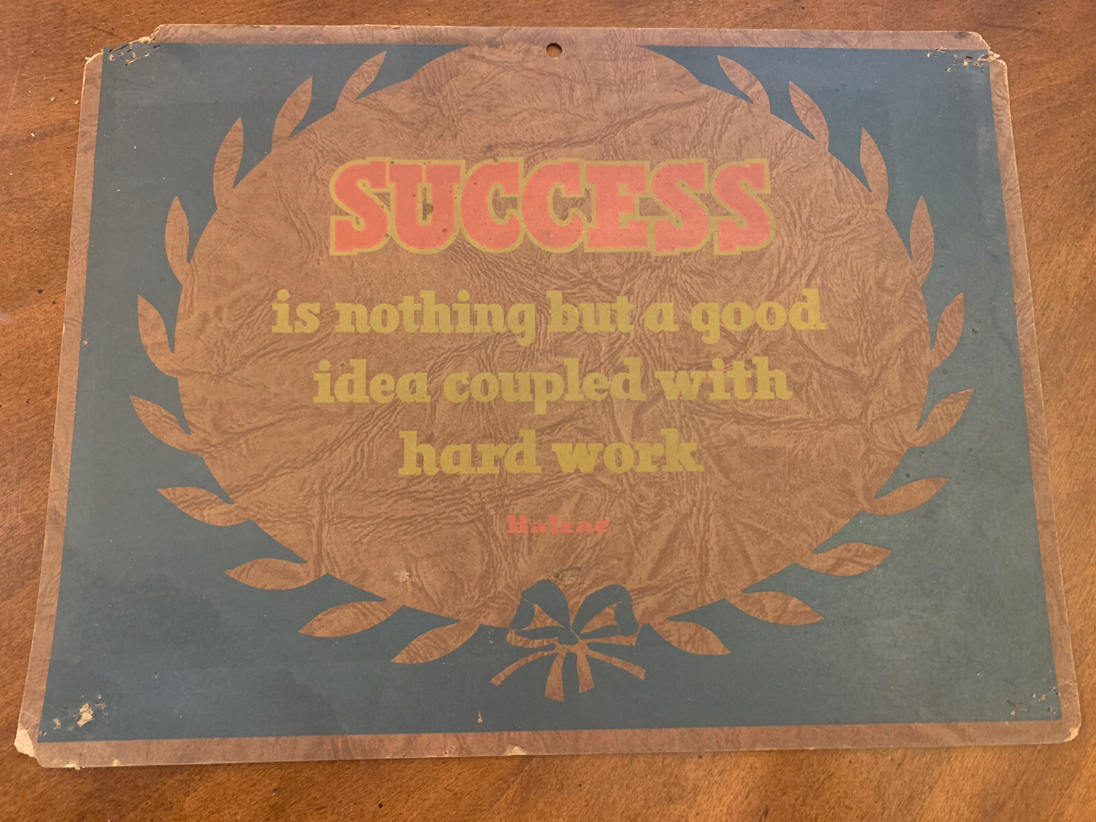 Vintage Kalamazoo Vegetable Parchment Co. Calendar Page August 1941 “Success” eBay