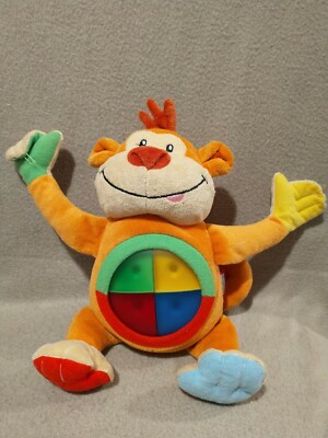 TINY LOVE MONKEY STUFFED PLUSH BABY INFANT TOY No Music or Lights 11''