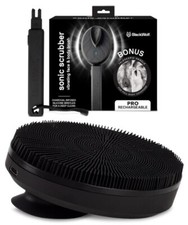 Black Wolf Face & Body Brush Sonic Scrubber P...