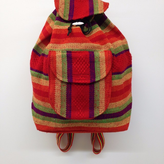 RASTA Bag Beach Hippie Baja Ethnic Backpack Made in Mexico Unisex