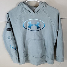Under Armour Youths Armour Fleece LOGO Hoodie Sweatshirt Size Youth M
