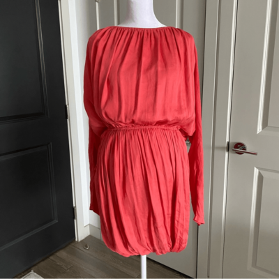 open lace back dress All Saints Black Silk Sequin Poison Mini Dress – Prelovely main image 1
