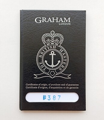 GRAHAM Guarantee Warranty (Unwritten) CHRONOFIGHTER Oversize GMT Big Date 2OVGS