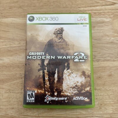 Call Of Duty Modern Warfare 2 COD Xbox 360 - AUTHENTIC CASE & MANUAL ONLY