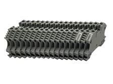 Allen Bradley 1492-J4 Terminal Block 35A 600V 4mm Feed Through Gray LOT OF 17