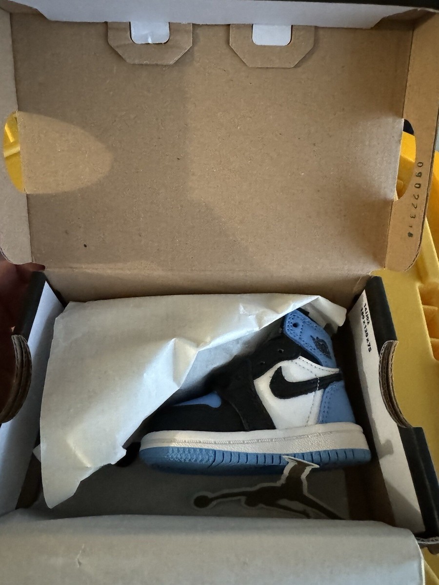 NIKE AIR JORDAN 1 RETRO HIGH OG (TD) UNC TOE FD1413 400 SIZE